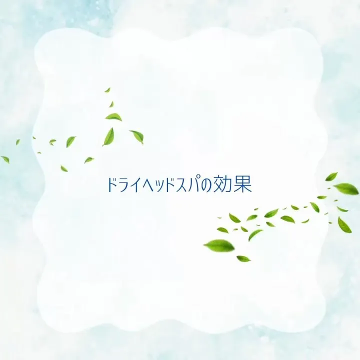 ドライヘッドスパには
